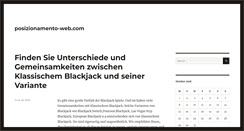 Desktop Screenshot of posizionamento-web.com
