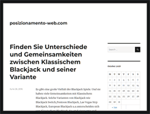 Tablet Screenshot of posizionamento-web.com